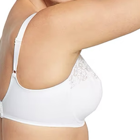 LILYETTE The Lily Fit Minimizer Comfort Lace Underwire white Bra 44D NWT - Picture 3 of 11